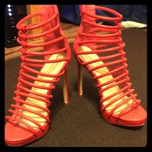 Red Charlotte Russe High Heel
